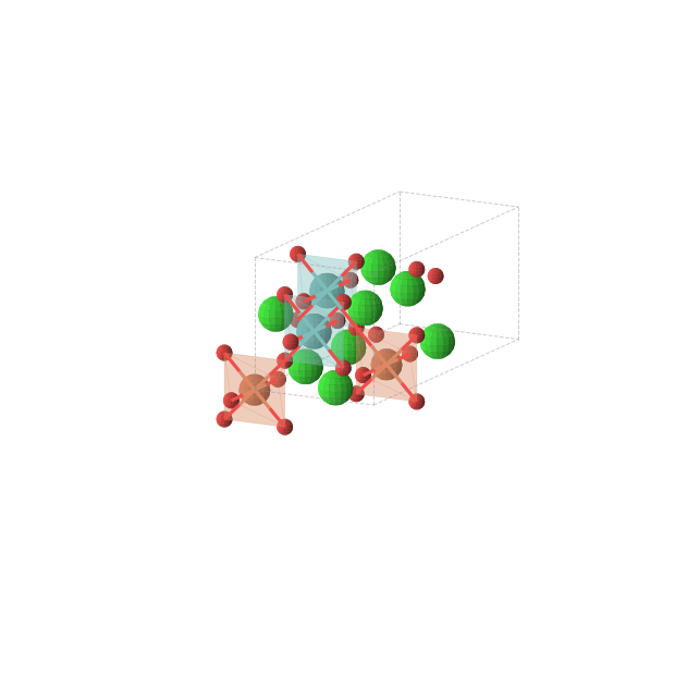 Crystal structure of Sr4FeMoO8 (orthorhombic, Cmmm (No. 65))