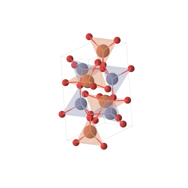 Crystal structure of ZnFeO2 (cubic, Fd-3m (No. 227))