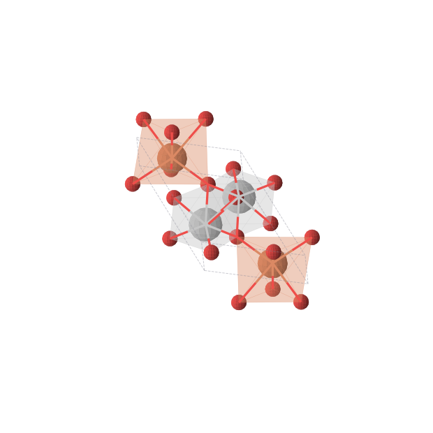 Crystal structure of Fe2O6Ti2 (triclinic, P-1 (No. 2))