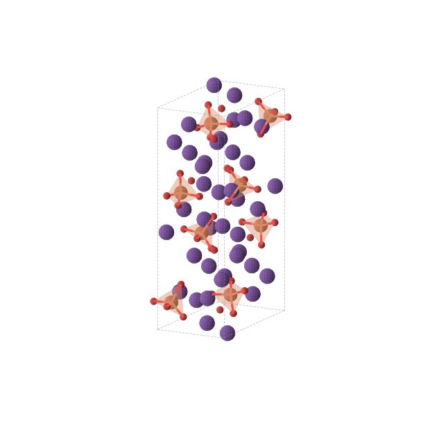 Crystal structure of Rb5FeO4 (orthorhombic, Pbca (No. 61))