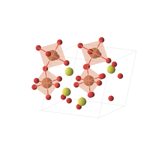 Crystal structure of FeSO5 (monoclinic, C2/c (No. 15))