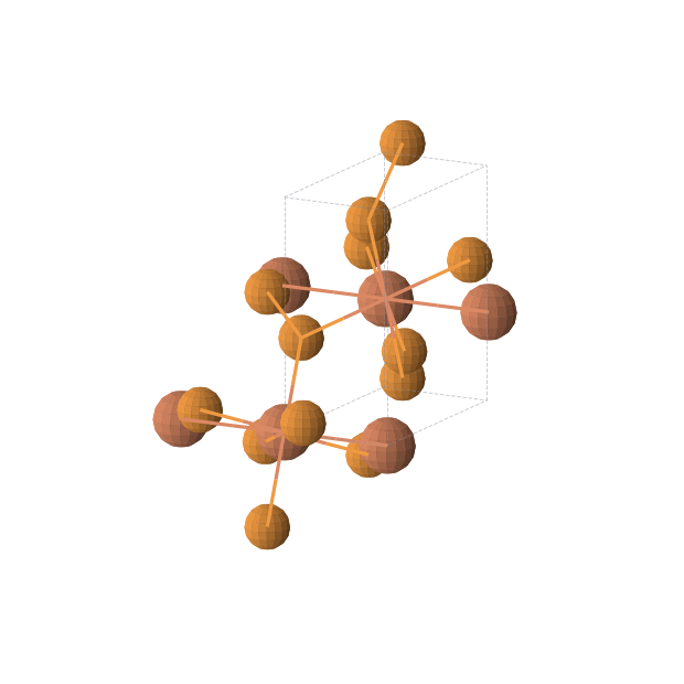 Crystal structure of FeP2 (orthorhombic, Pnnm (No. 58))