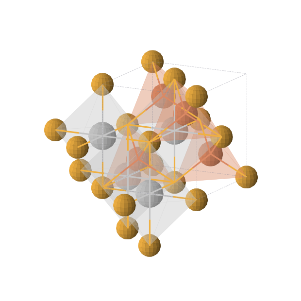 Crystal structure of TiFeSe (cubic, F-43m (No. 216))