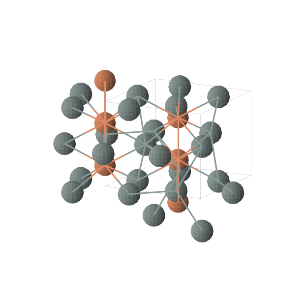 Crystal structure of FeSn2 (tetragonal, I4/mcm (No. 140))
