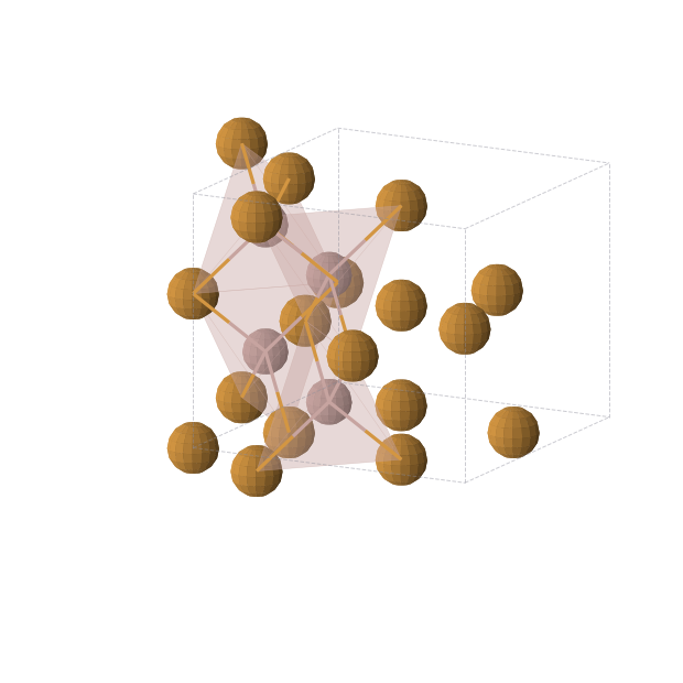 Crystal structure of Ga2Te5 (tetragonal, I4/m (No. 87))