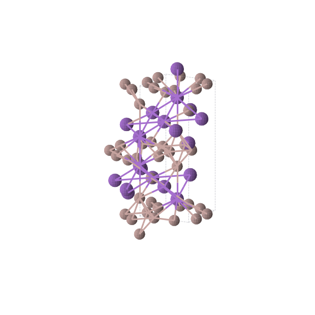 Crystal structure of K2Ga3 (tetragonal, I4/mmm (No. 139))
