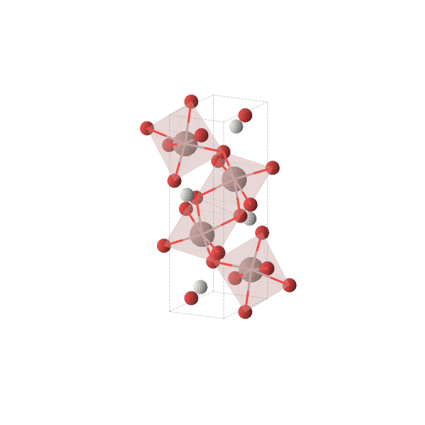 Crystal structure of GaHO2 (orthorhombic, Pnma (No. 62))
