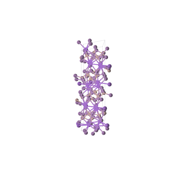 Crystal structure of Ga1K1Sb2 (orthorhombic, Cmce (No. 64))