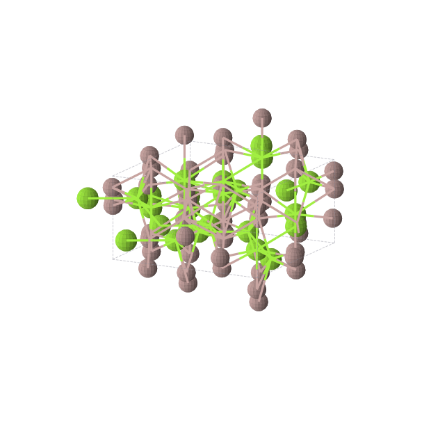 Crystal structure of GaMg (tetragonal, I41/a (No. 88))
