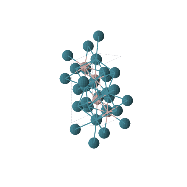 Crystal structure of GaPd2 (orthorhombic, Pnma (No. 62))