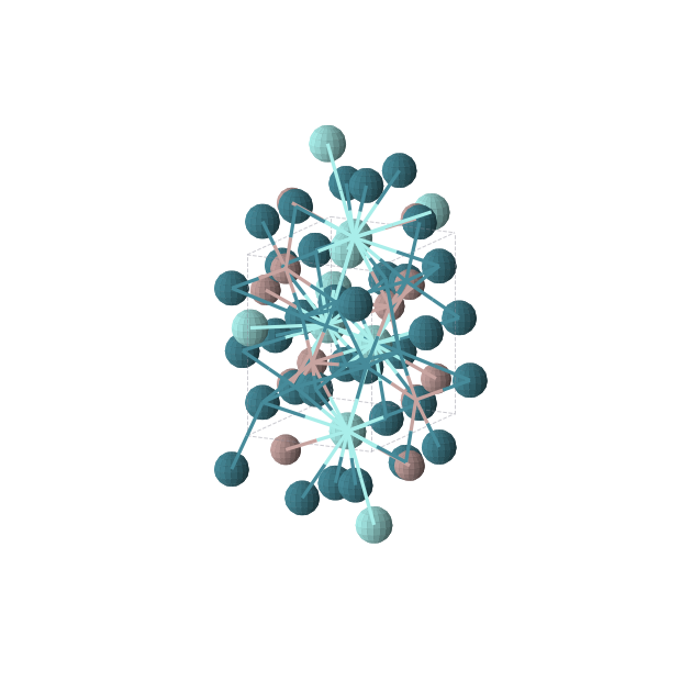 Crystal structure of YGaPd2 (orthorhombic, Pnma (No. 62))
