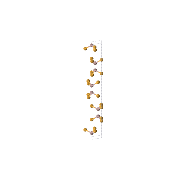Crystal structure of GaSe (hexagonal, P63mc (No. 186))