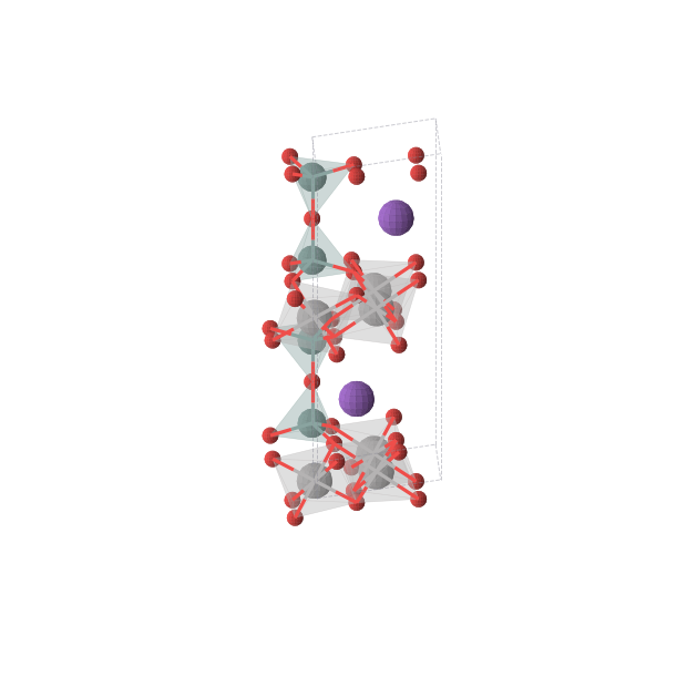 Crystal structure of Ge4K2O18V6 (hexagonal, P63/mmc (No. 194))