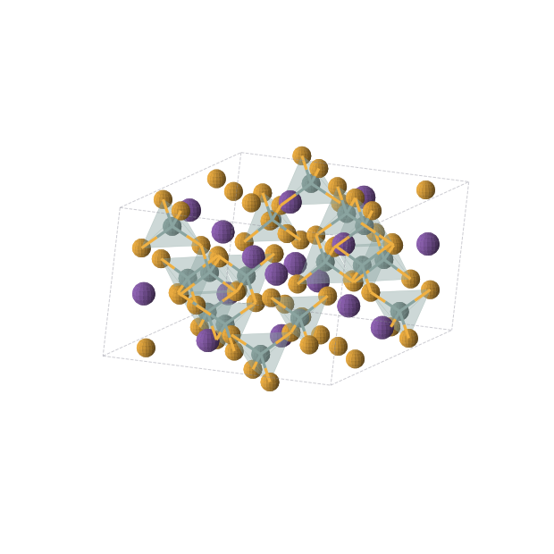 Crystal structure of Ge8Rb8Se20 (monoclinic, C2/c (No. 15))