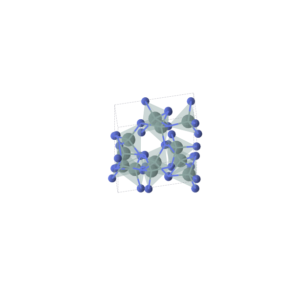 Crystal structure of Ge3N4 (trigonal, P31c (No. 159))