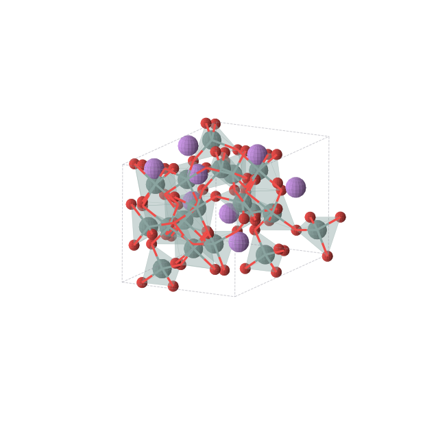 Crystal structure of Ge9Li4O20 (monoclinic, C2 (No. 5))