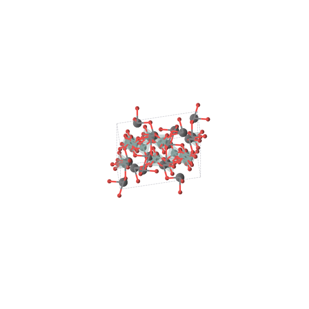 Crystal structure of GePbO3 (trigonal, R-3 (No. 148))