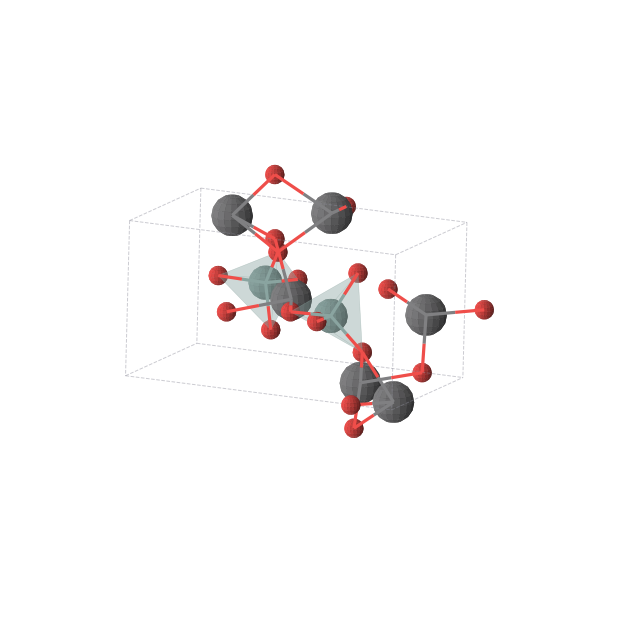 Crystal structure of GePb3O5 (monoclinic, P21 (No. 4))