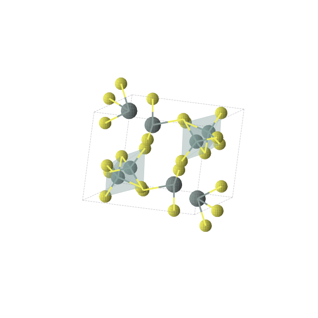 Crystal structure of Ge4S12Sn4 (monoclinic, P21/c (No. 14))