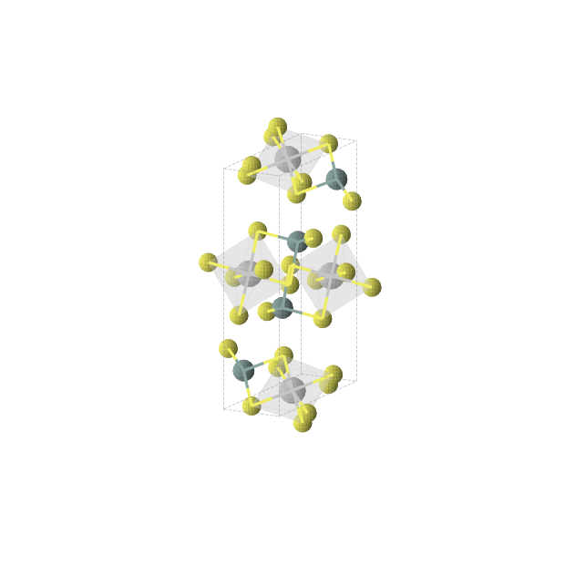 Crystal structure of Ge12S36Ti12 (orthorhombic, Pnma (No. 62))