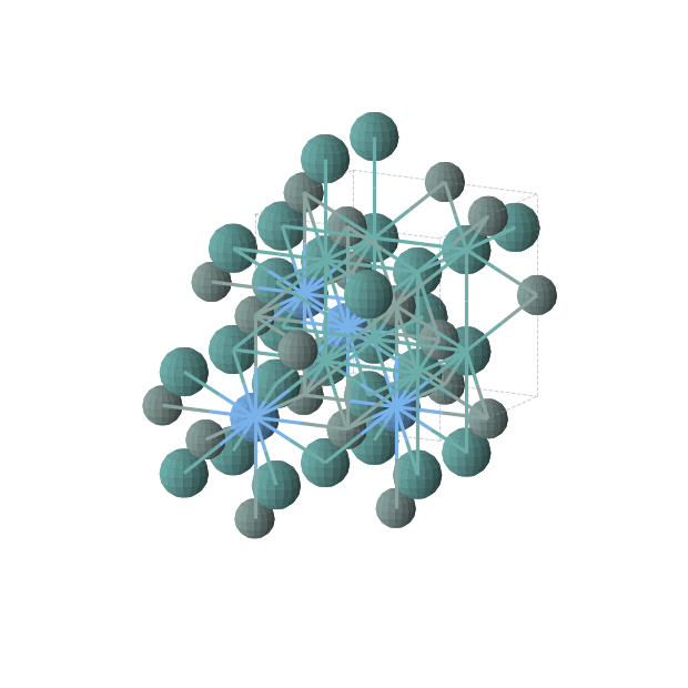 Crystal structure of Ge1Ta1Tc2 (cubic, Fm-3m (No. 225))