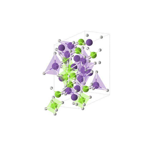 Crystal structure of H20Mg6Rb8 (orthorhombic, Cmce (No. 64))