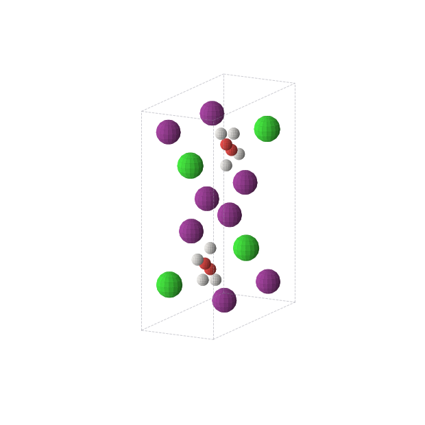 Crystal structure of H8I8O4Sr4 (orthorhombic, Pnma (No. 62))
