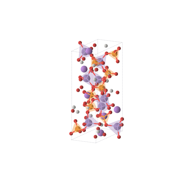 Crystal structure of LiMnPH2O5 (orthorhombic, Pca21 (No. 29))
