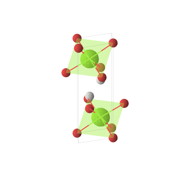 Crystal structure of Mg2H2O3 (trigonal, P-3m1 (No. 164))