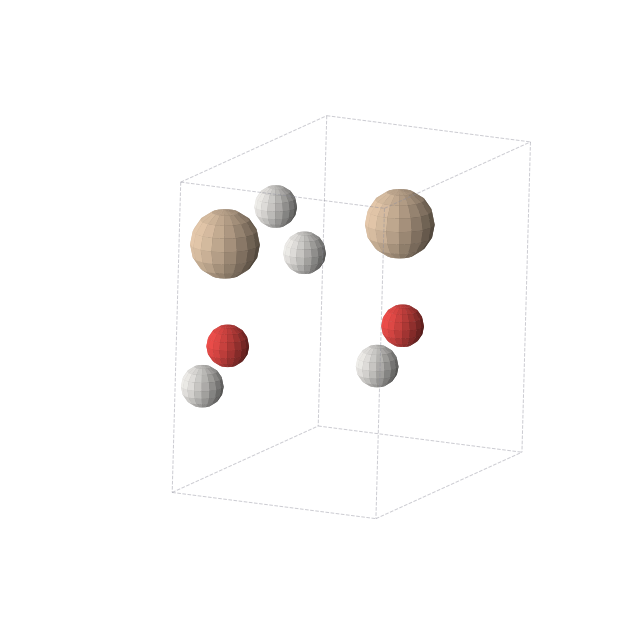 Crystal structure of SiH2O (monoclinic, Cm (No. 8))