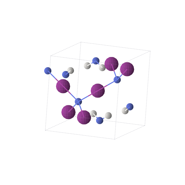 Crystal structure of H6I6N4 (monoclinic, P21/m (No. 11))