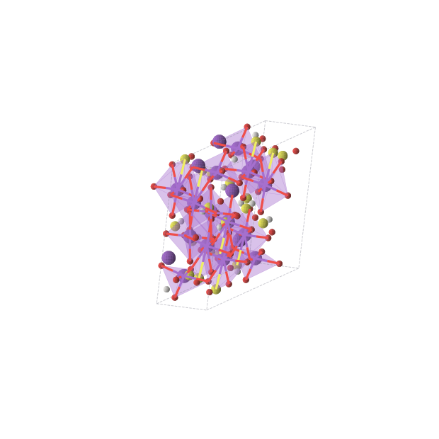 Crystal structure of H6K10O28S10 (monoclinic, C2/m (No. 12))