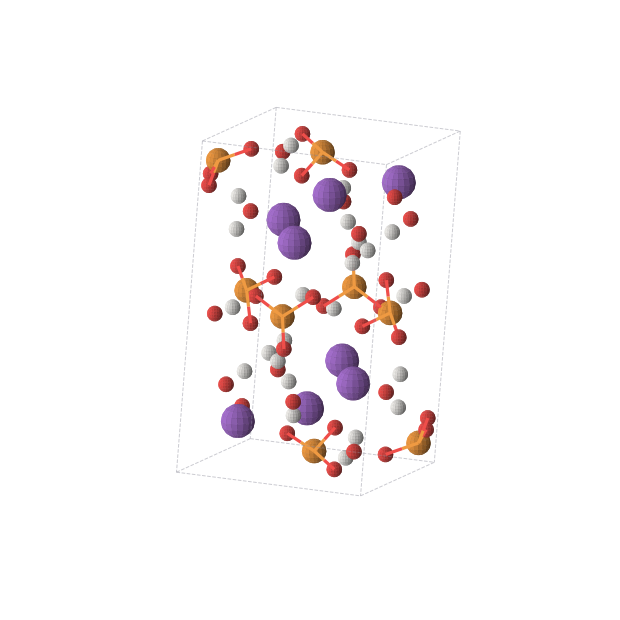 Crystal structure of H24K8O32P8 (monoclinic, P21/c (No. 14))