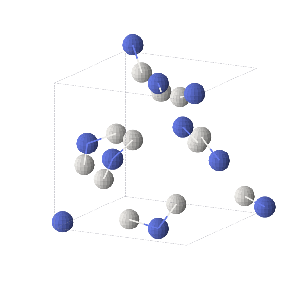 Crystal structure of H3N (cubic, P213 (No. 198))