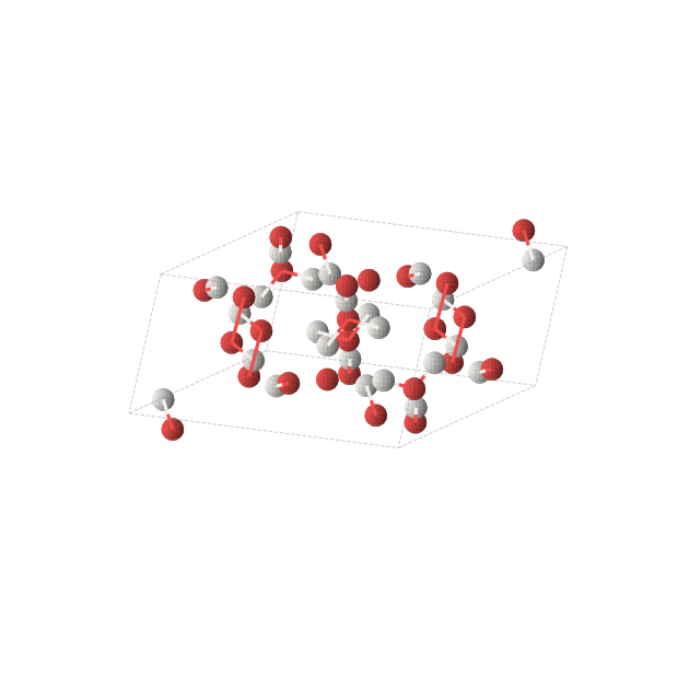 Crystal structure of H3O2 (monoclinic, C2/c (No. 15))