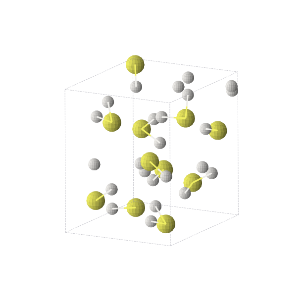 Crystal structure of H3S (triclinic, P1 (No. 1))
