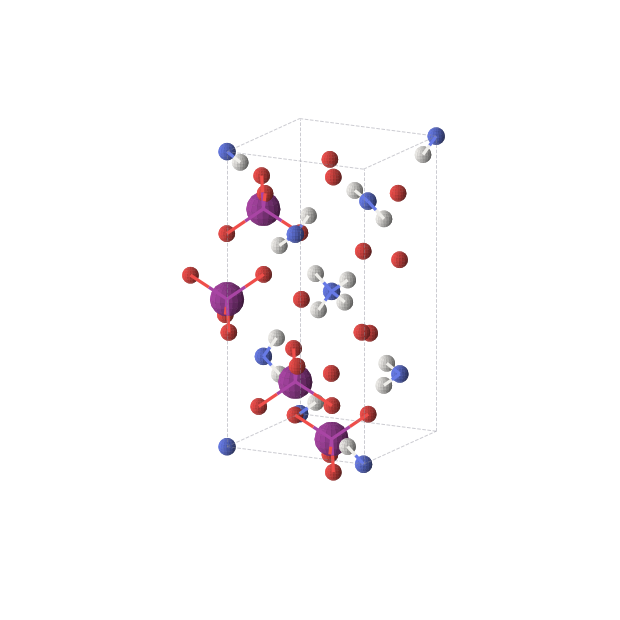 Crystal structure of H8I2N2O8 (tetragonal, I41/a (No. 88))