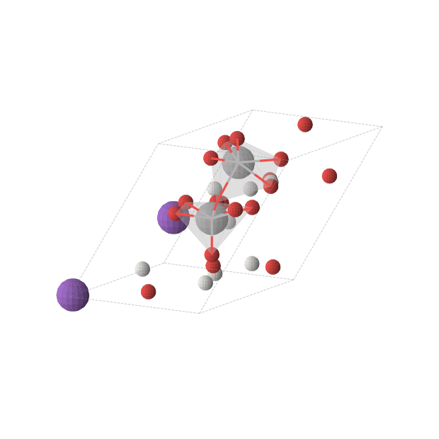 Crystal structure of H8K2O14V2 (triclinic, P1 (No. 1))
