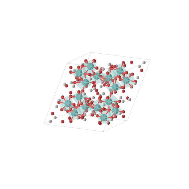Crystal structure of MoH4O5 (monoclinic, P21/c (No. 14))