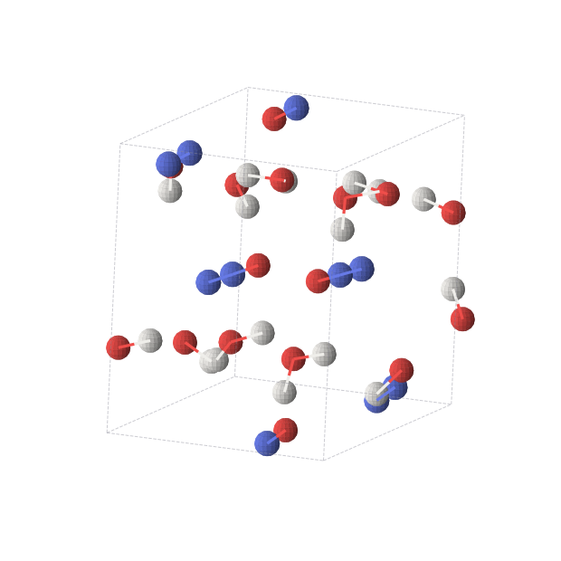 Crystal structure of H4N2O3 (triclinic, P1 (No. 1))