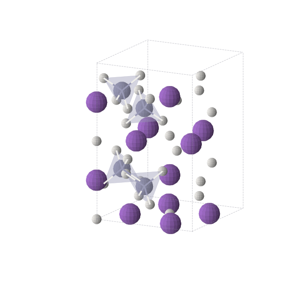 Crystal structure of H10K6Zn2 (tetragonal, I4/mcm (No. 140))