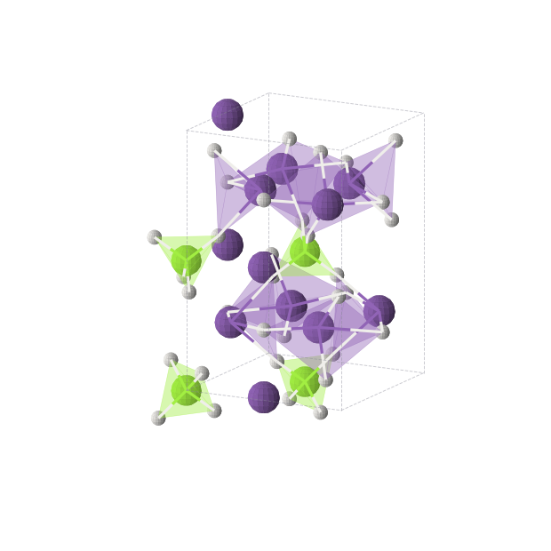 Crystal structure of Rb3MgH5 (tetragonal, P4/ncc (No. 130))