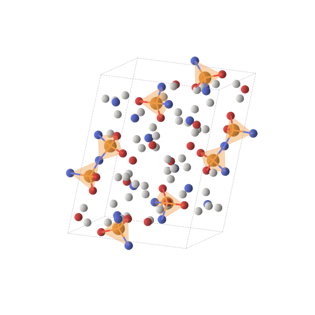 Crystal structure of H56N16O24P8 (monoclinic, P21/c (No. 14))