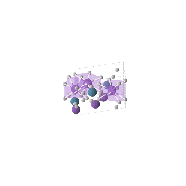Crystal structure of H27K6Re3 (hexagonal, P-62m (No. 189))