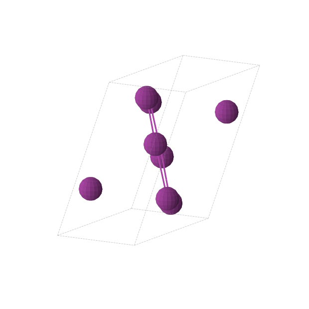 Crystal structure of HI3 (triclinic, P-1 (No. 2))