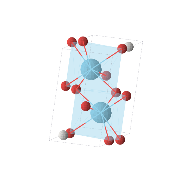 Crystal structure of LaHO2 (monoclinic, P21/m (No. 11))