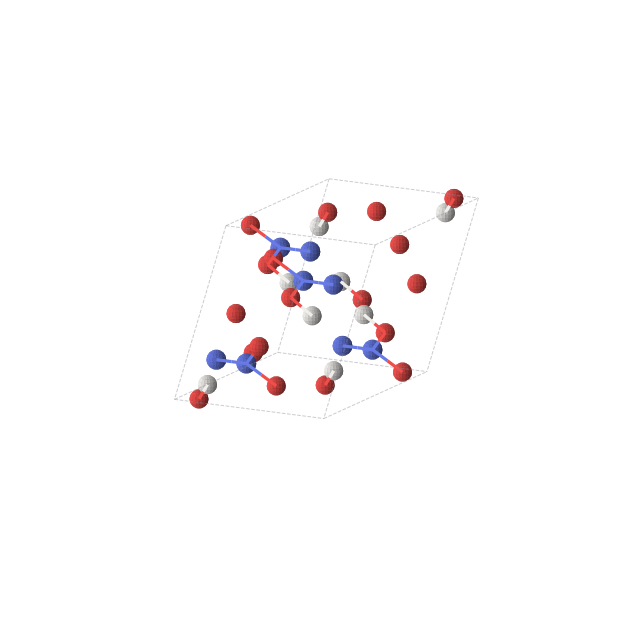 Crystal structure of HNO (monoclinic, C2/c (No. 15))