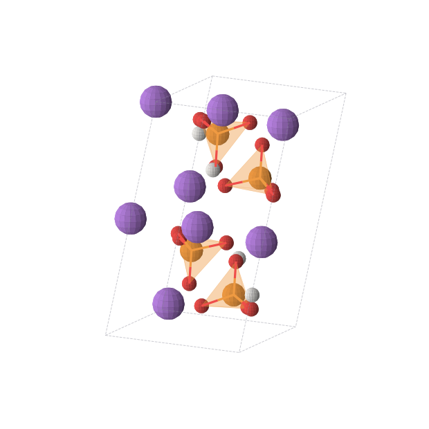Crystal structure of Na2PHO4 (monoclinic, P21/c (No. 14))