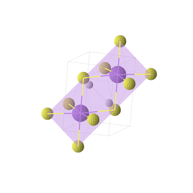 Crystal structure of NaHS (monoclinic, P21/m (No. 11))