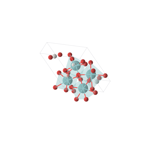 Crystal structure of NbHO3 (triclinic, P1 (No. 1))